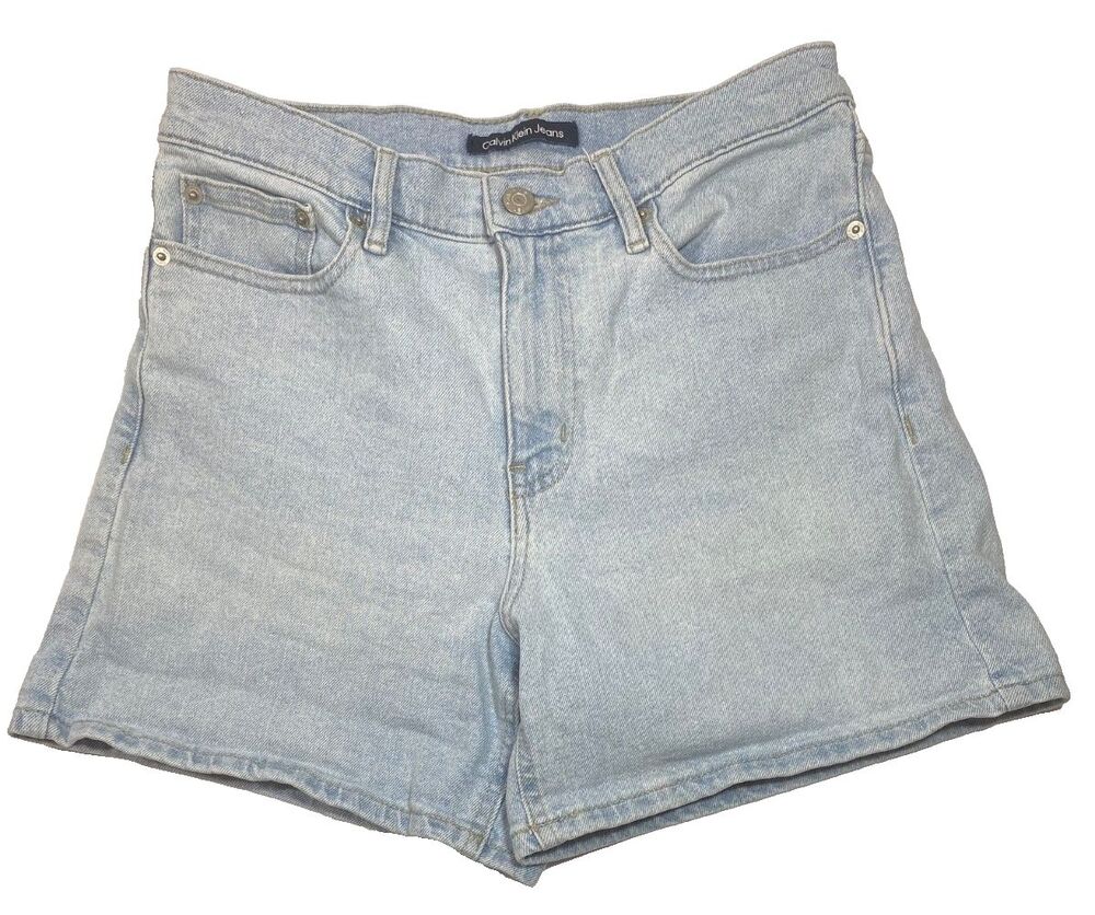 Calvin Klein Jeans Shorts~Womens 6~Light Blue Denim~NICE!